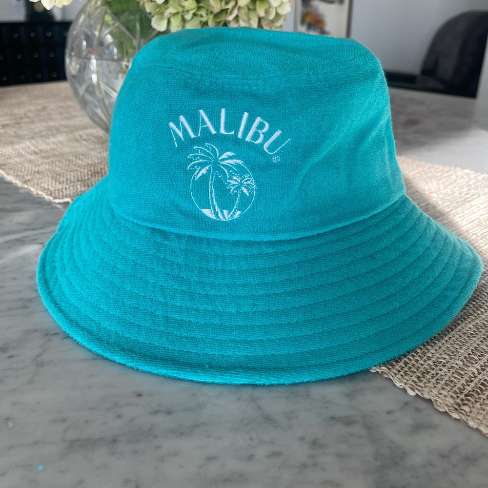 Malibu Sun hat in turquoise terry cloth 🩵
